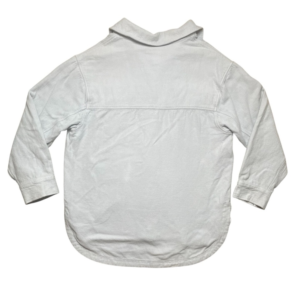 American Eagle Light Blue Button Up Shacket - image 2